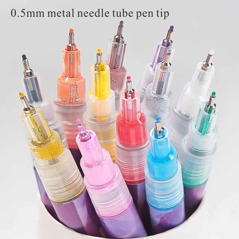 12Pcs/Set Nail Acrylic Graffit - Illustration Marker Set 评论和价格