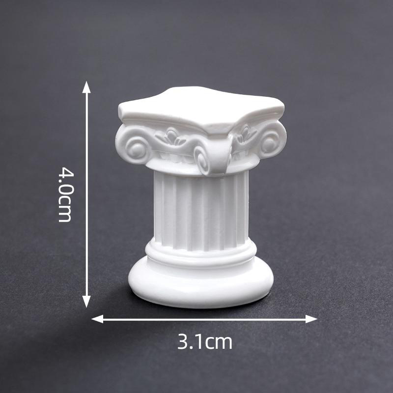 3d Retro Roman Column Figurine - Art Craft Easter 评论和价格