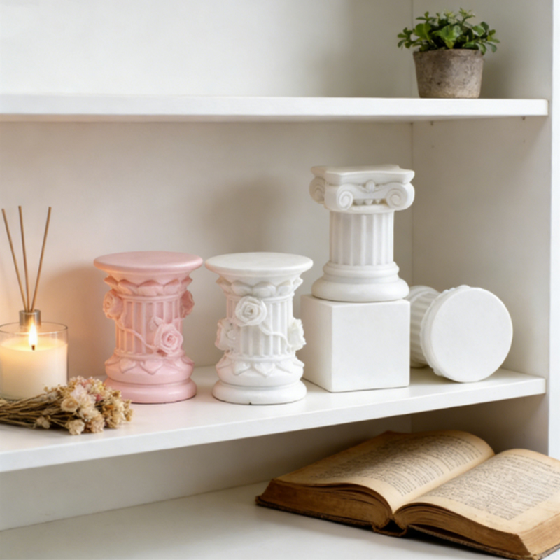 3d Retro Roman Column Figurine - Art Craft Easter 评论和价格