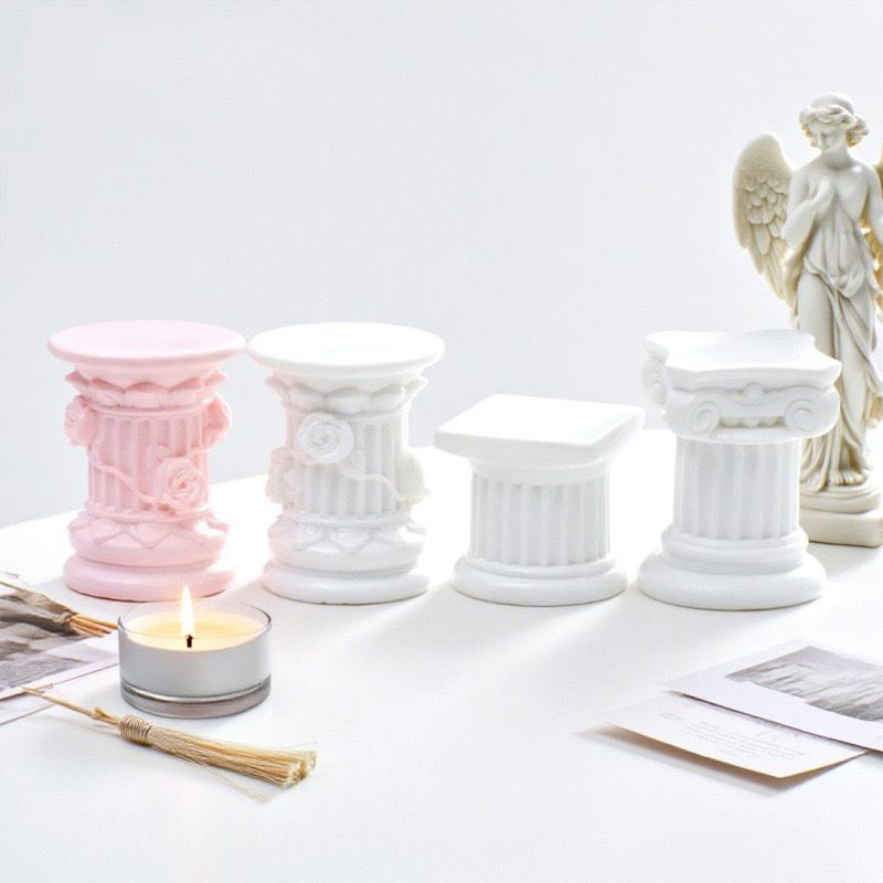 3d Retro Roman Column Figurine - Art Craft Easter 评论和价格
