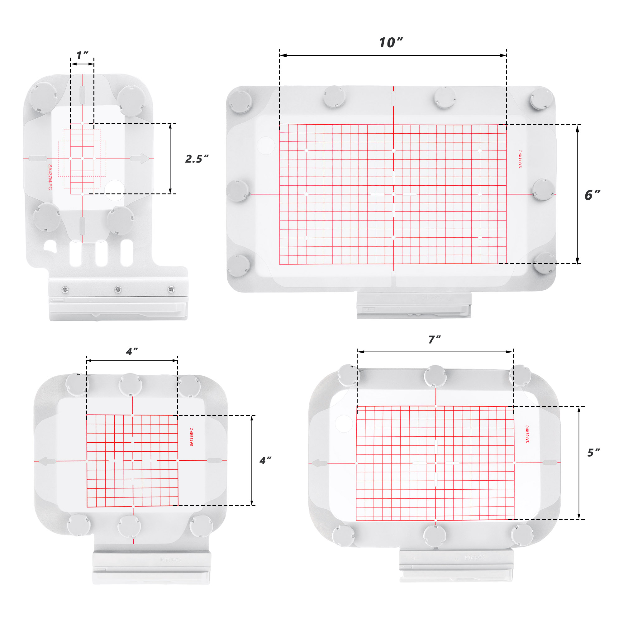 4in1-BM Magnetic Hoop kit fit  - Embroidery Hoop Kit 评论和价格