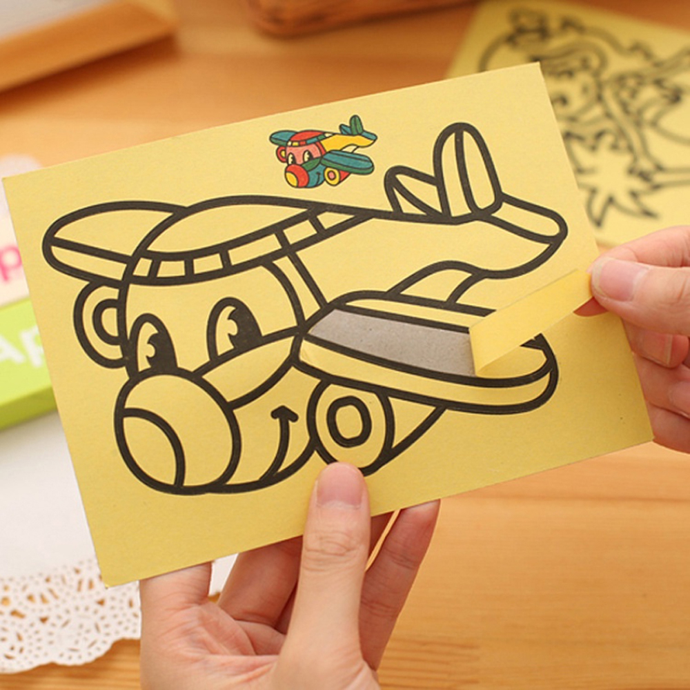 Childrens DIY Sand Art Kit Car - Art Craft For Preschoolers 评论和价格