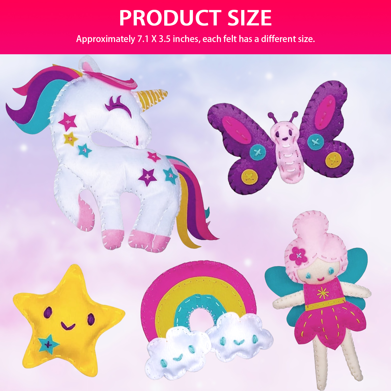 9/8/5Pcs Kids Sewing Kit DIY F - Art Craft For Preschoolers 评论和价格