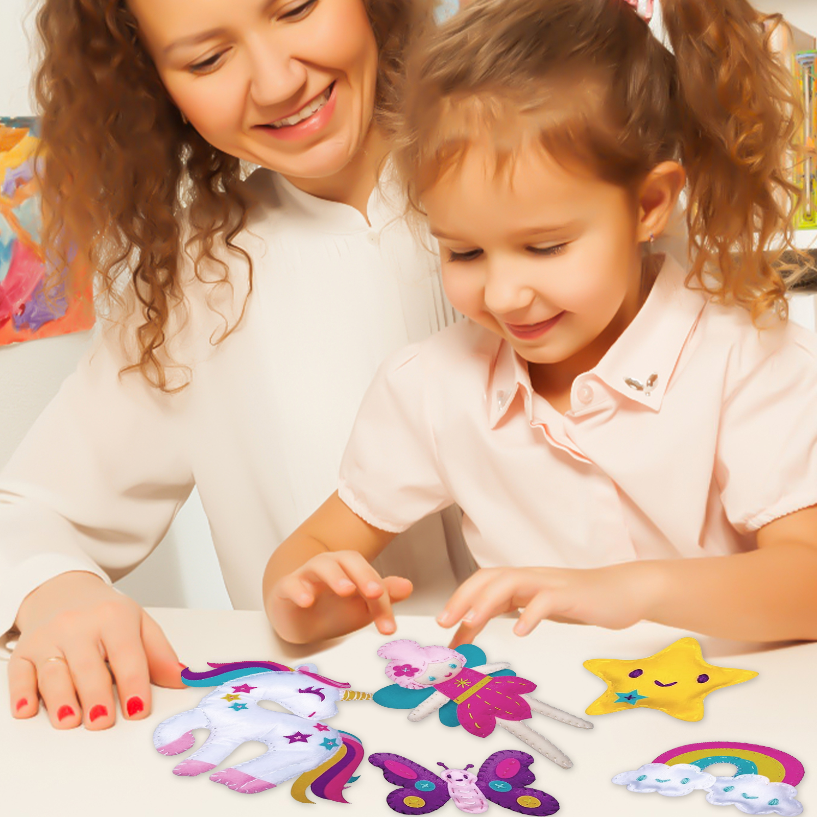 9/8/5Pcs Kids Sewing Kit DIY F - Art Craft For Preschoolers 评论和价格