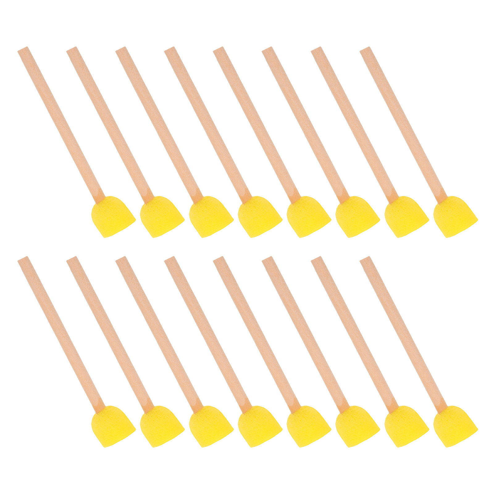 80Pcs Round Sponge Brushes Woo - Art Craft For Preschoolers 评论和价格