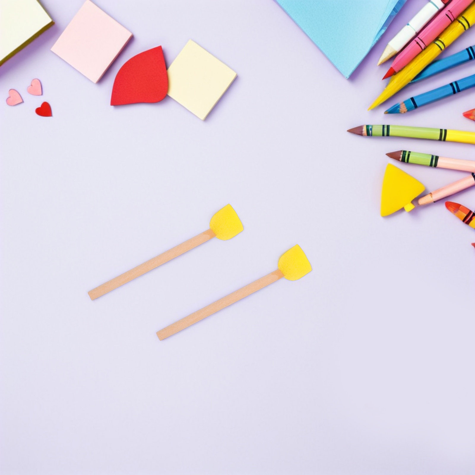 80Pcs Round Sponge Brushes Woo - Art Craft For Preschoolers 评论和价格
