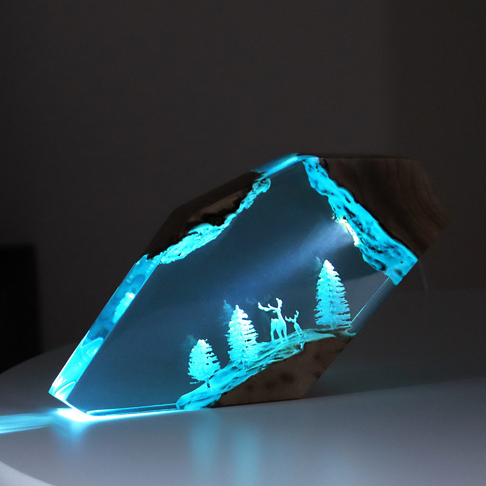 Forest Fairy Deer Desktop Art  - Art Craft Decoration 评论和价格