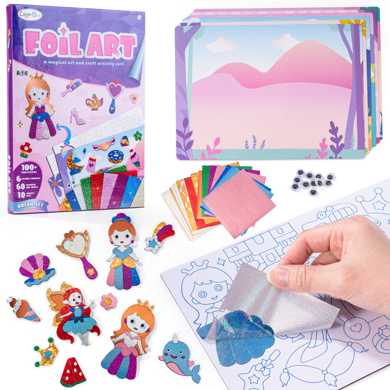 Foil Arts and Crafts for Kids  - Dinosaur And Craft 评论和价格