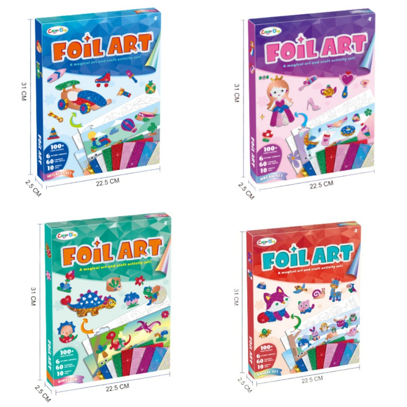 Foil Arts and Crafts for Kids  - Dinosaur And Craft 评论和价格