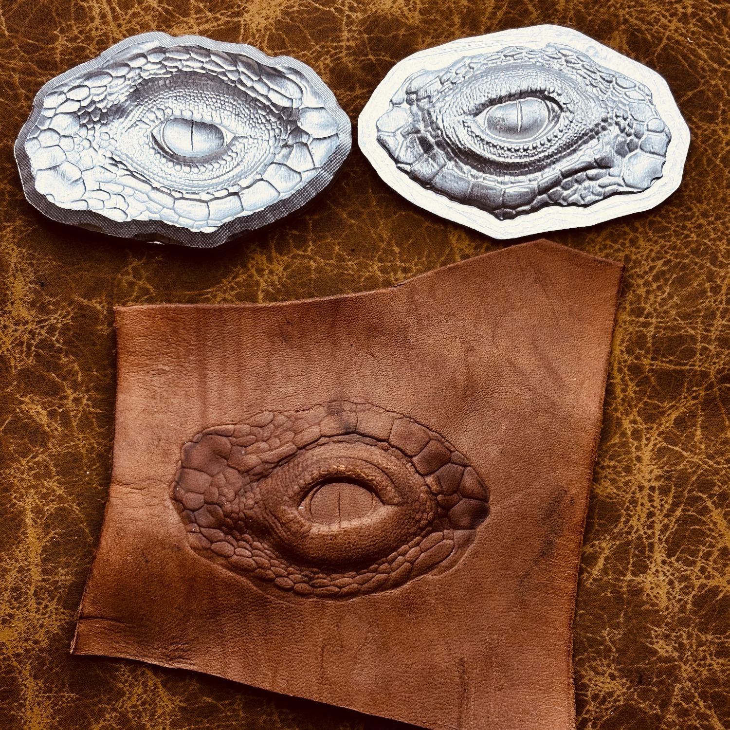 Dragon Dinosaur Eye Leather Em - Dinosaur And Craft 评论和价格