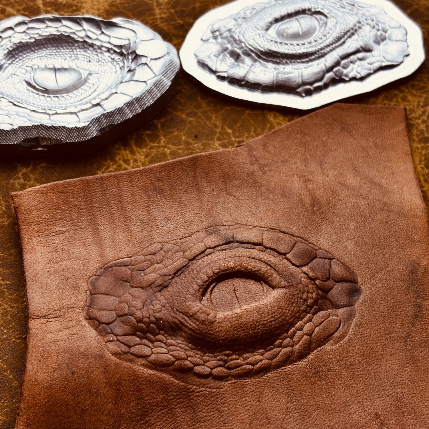 Dragon Dinosaur Eye Leather Em - Dinosaur And Craft 评论和价格