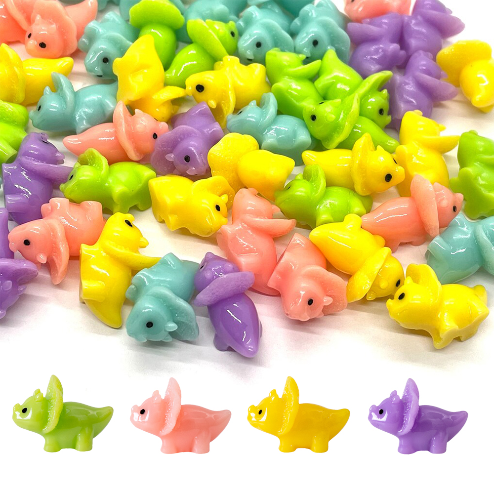 6/12pcs Mixed Color Mini Resin - Dinosaur And Craft 评论和价格
